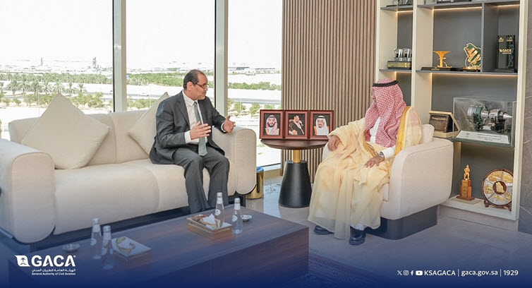 GACA president meets with the Jordanian Ambassador to the Kingdom