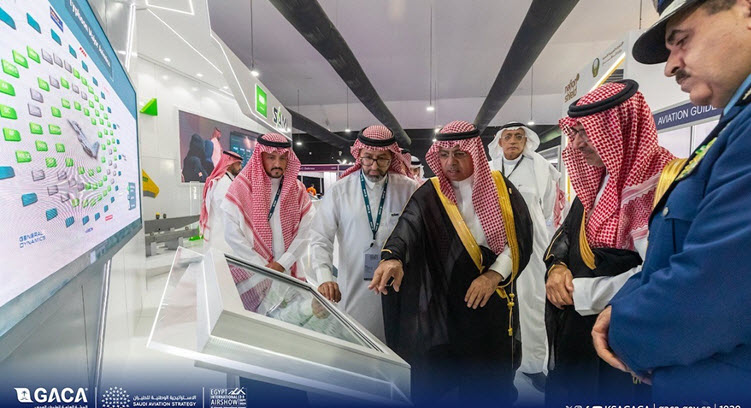 GACA president visits the Egypt International Air and Space Exhibition 2024