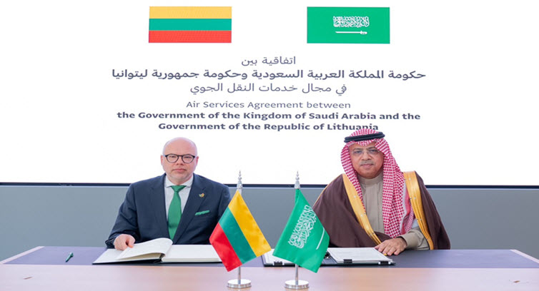 Saudi Arabia Lithuania Sign Agreement to Bolster Air Transport Cooperation